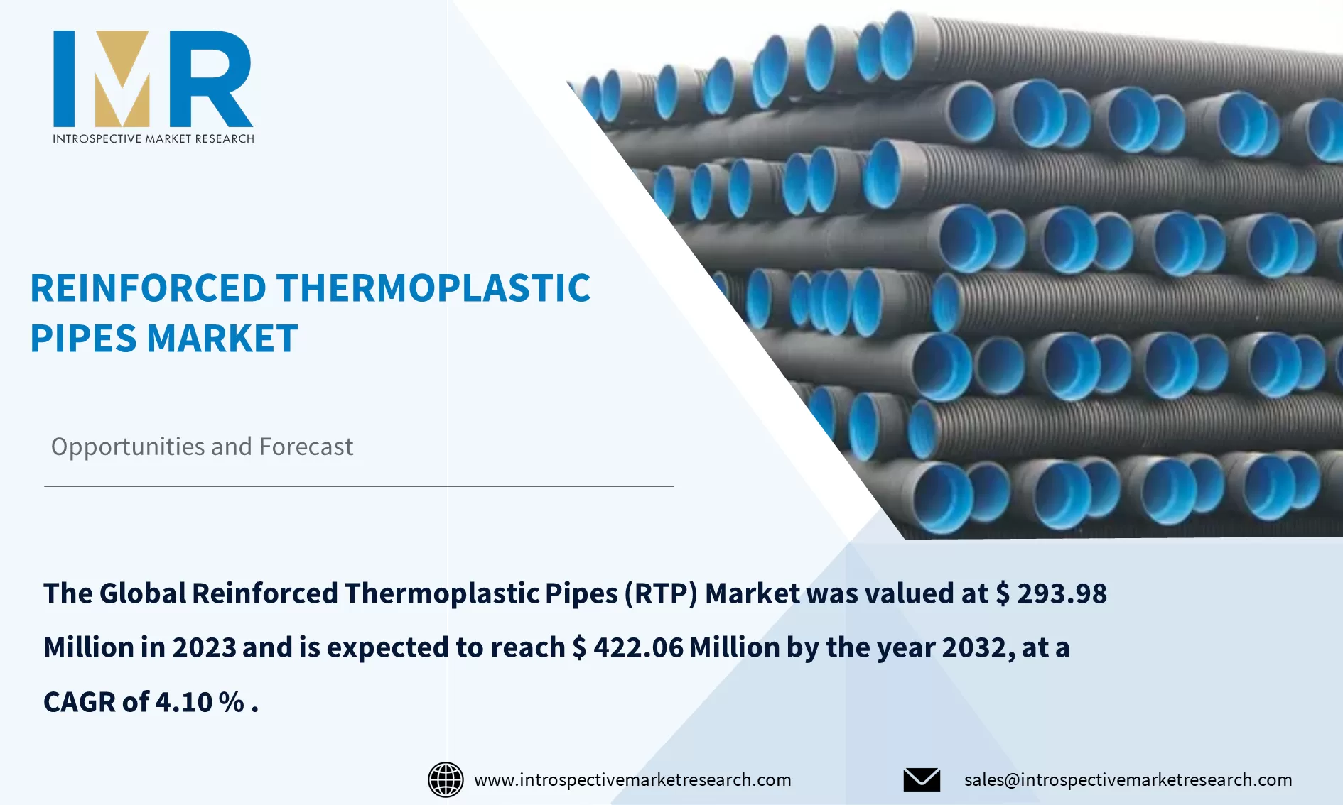 Reinforced Thermoplastic Pipes (RTP) Market To Reach USD 422.06 Million By Year 2032