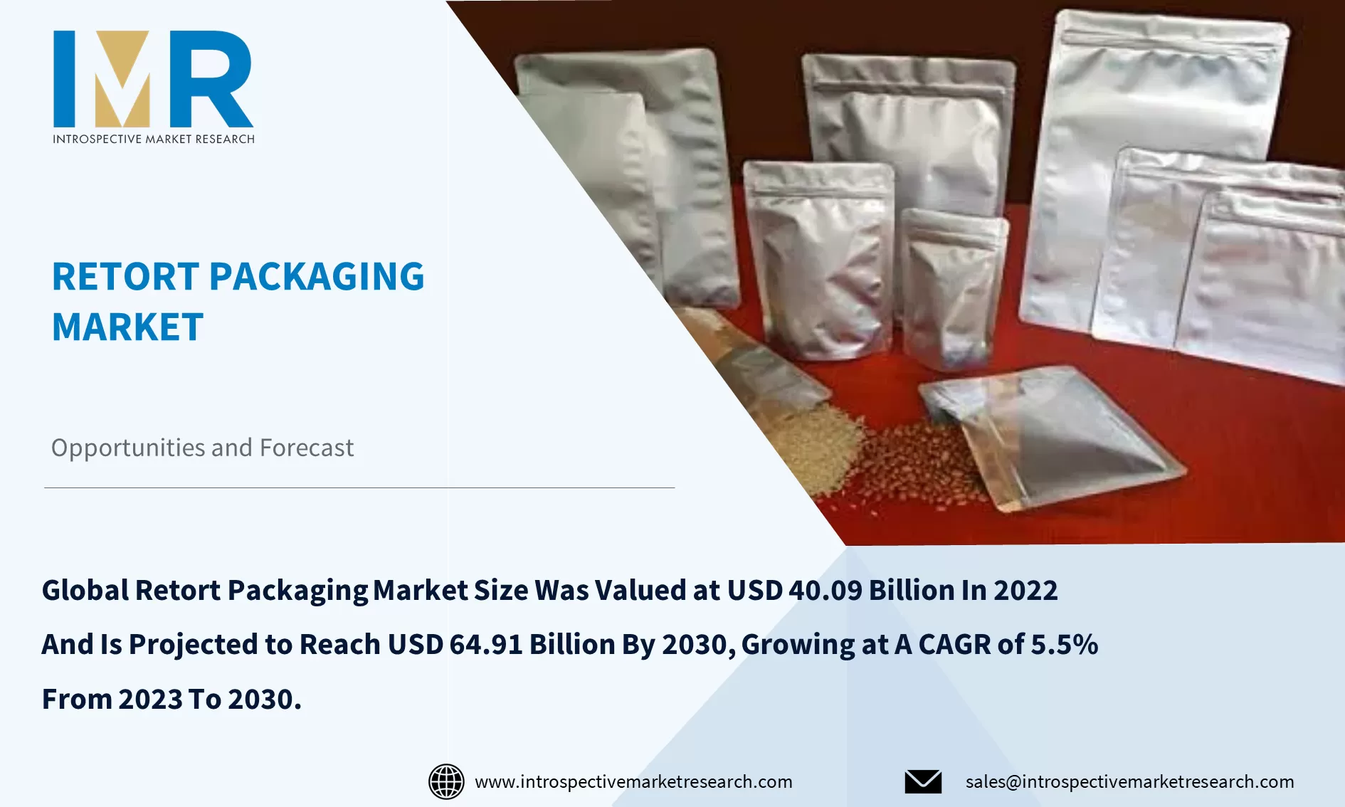 Retort Packaging Market To Reach USD 64.91 Billion by Year 2030