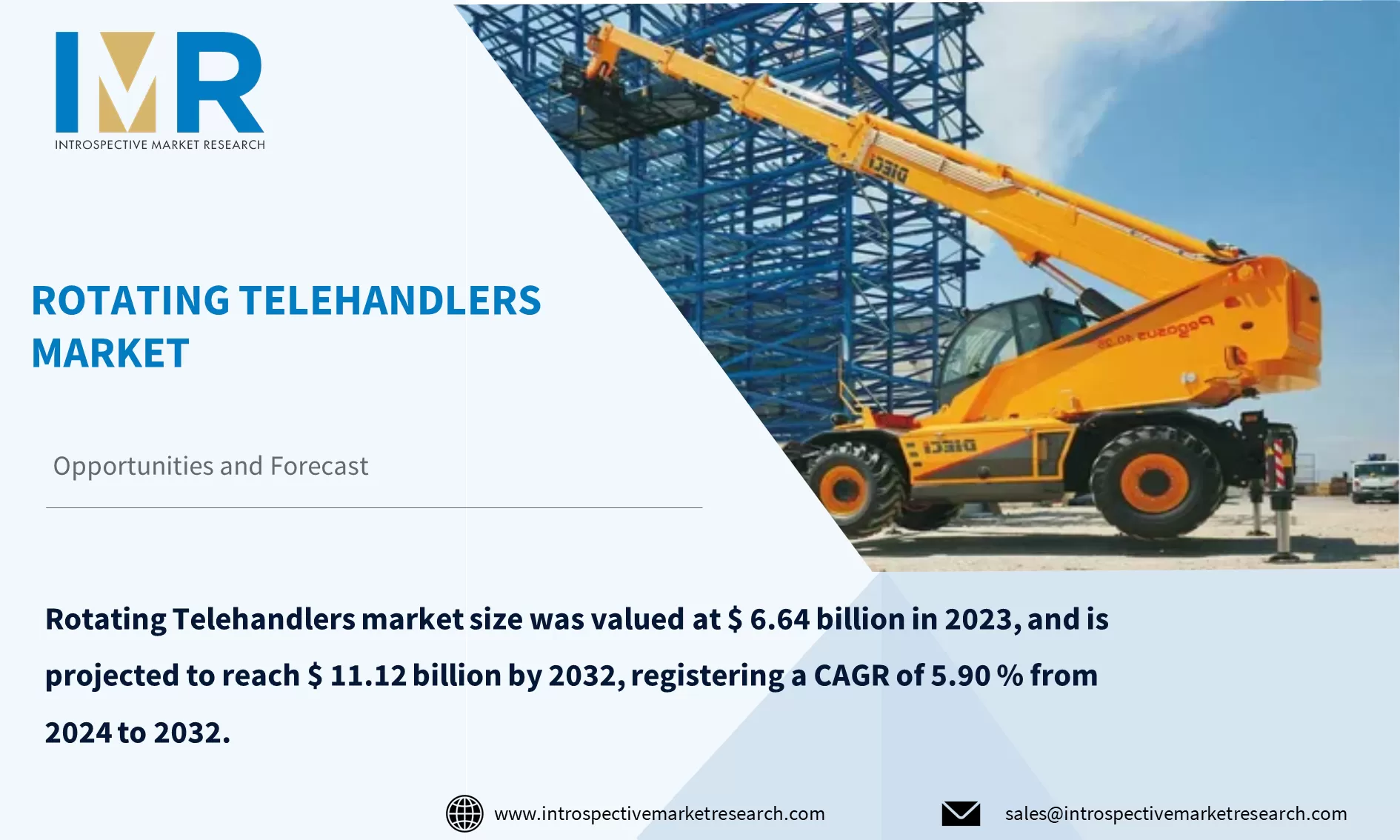 Rotating Telehandlers Market To Reach USD 11.12 billion by 2032