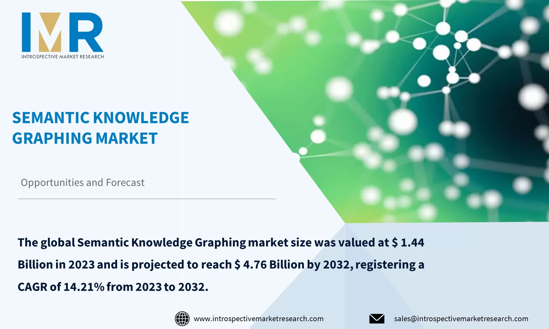 Semantic Knowledge Graphing Market To Reach USD 4.76 Billion By Year 2032