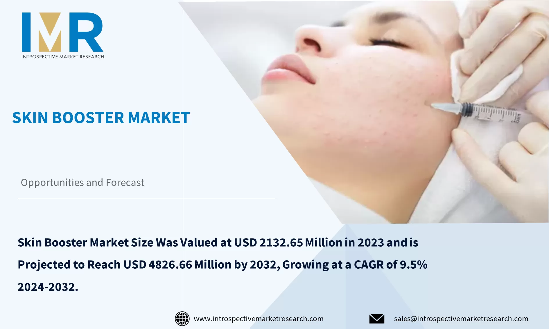 Skin Booster Market To Reach USD 4826.66 Million By Year 2032