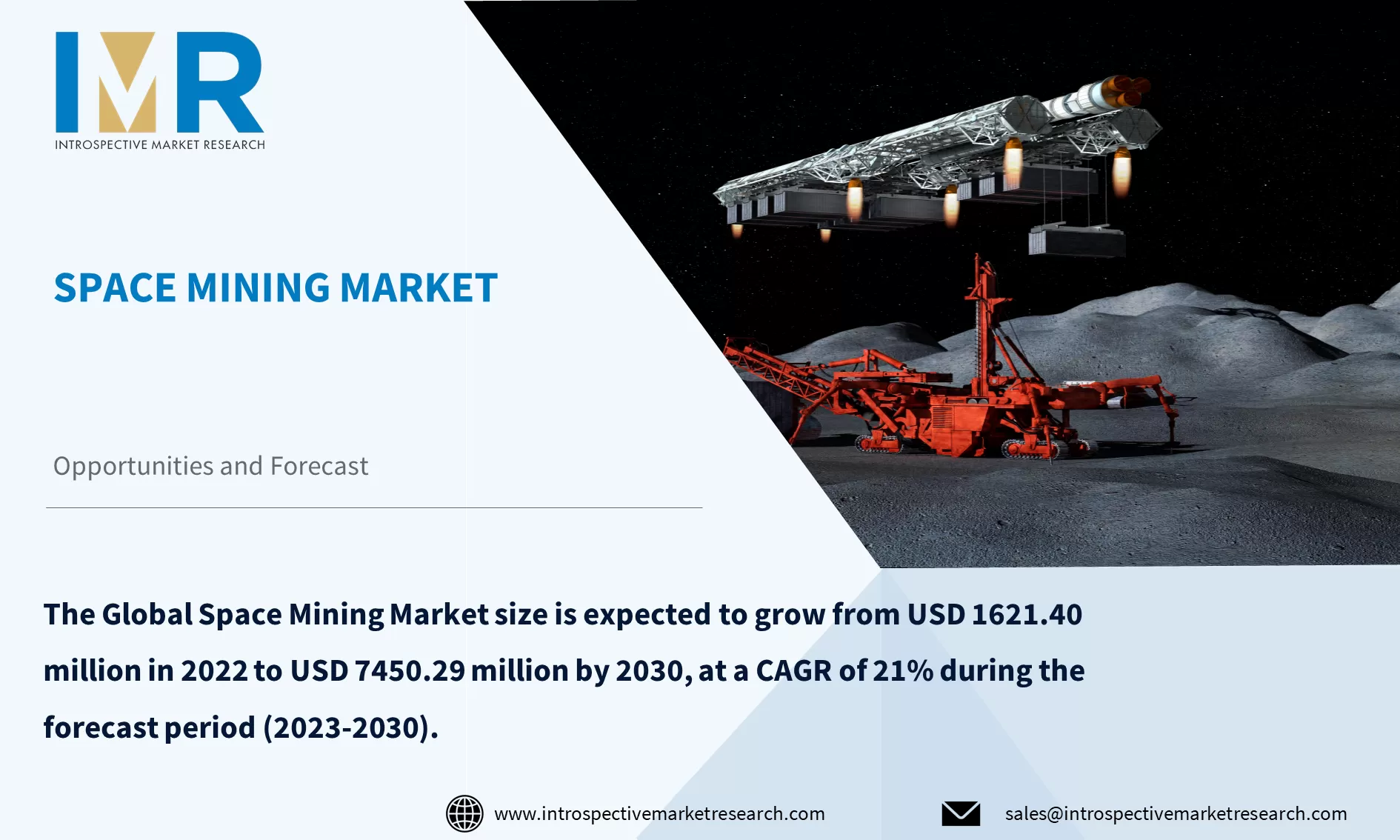 Space Mining Market To Reach USD 7450.29 Million by Year 2030