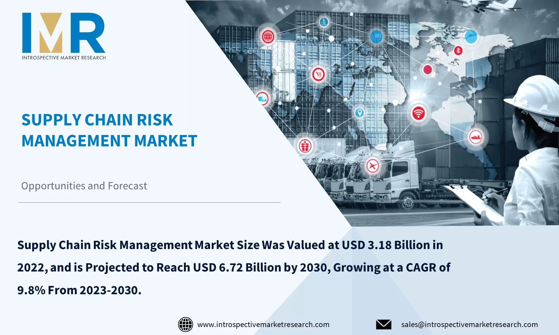 Supply Chain Risk Management Market To Reach USD 6.72  Billion By Year 2030