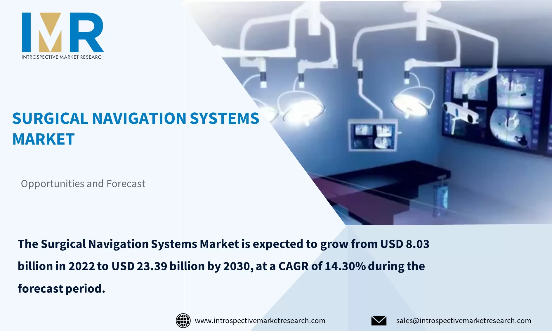 Surgical Navigation Systems Market To Reach USD 23.39 billion By Year 2030