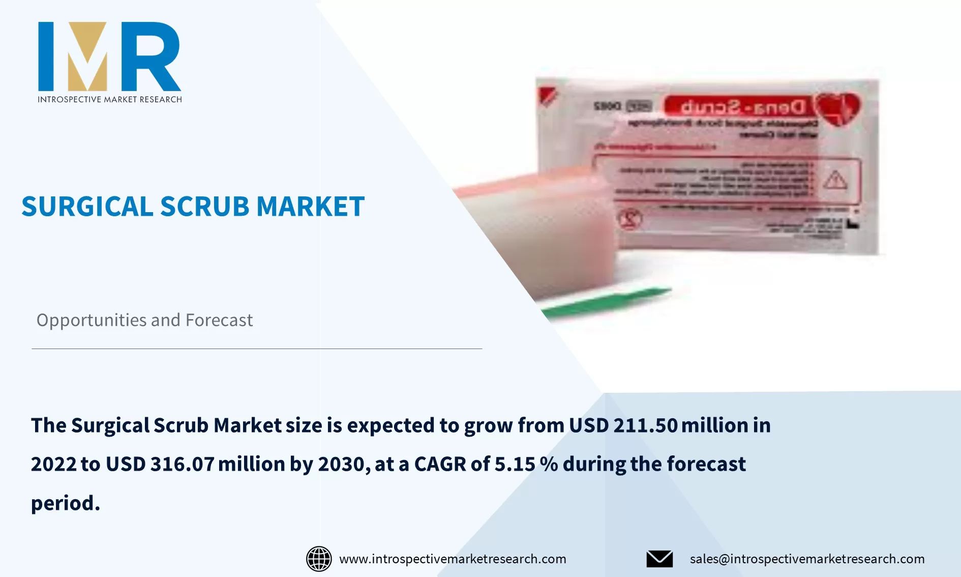 Surgical Scrub Market To Reach USD 316.07 million By Year 2030