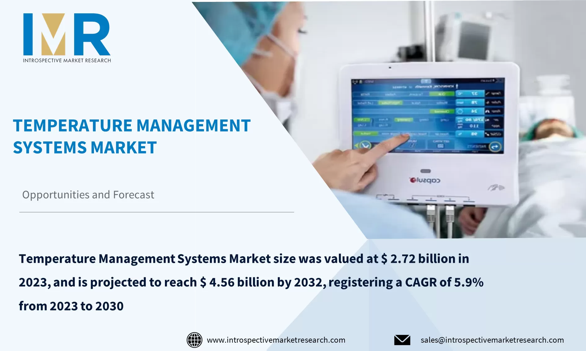Temperature Management Systems Market To Reach USD 4.56 Billion by Year 2030