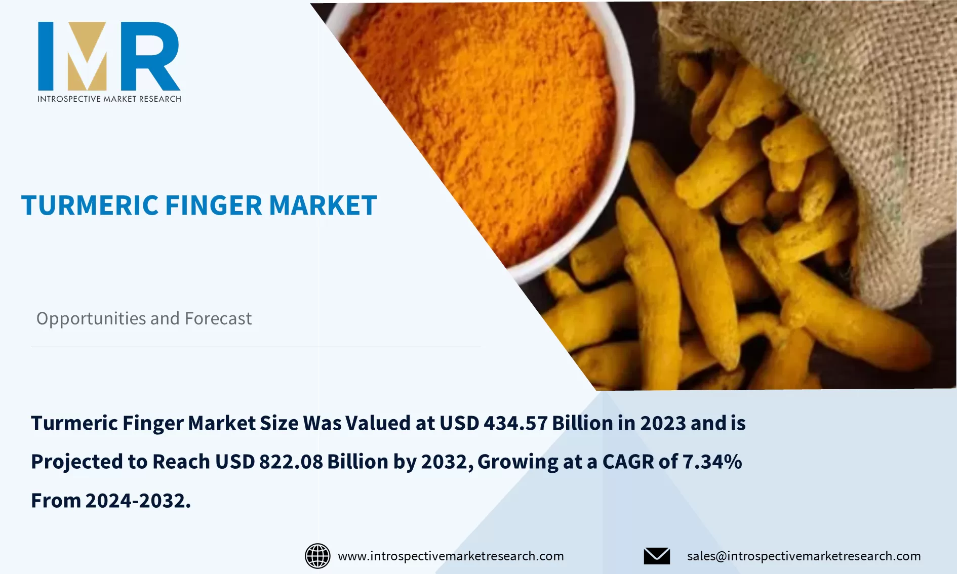 Turmeric Finger Market To Reach USD 822.08 Billion by 2032