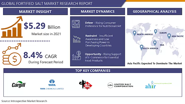 Fortified Salt Market 2022 - In-Deep Analysis Focusing On Market Share By 2028